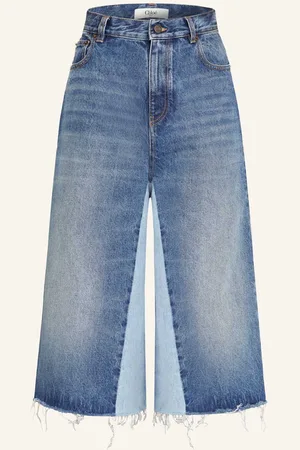 Chloé Jeans-Culotte blau
