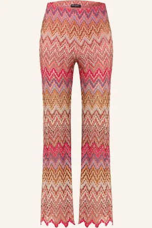 Ana Alcazar Spitzenhose Mit Glitzergarn beige
