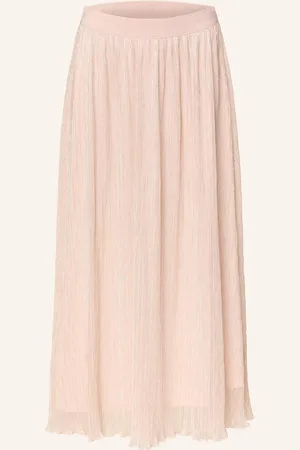 Oui Plisseerock Mit Glitzergarn rosa