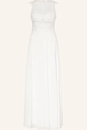 Apart Abendkleid Mit Spitze Und Schmucksteinen