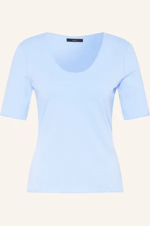 Oui T-Shirt Mit 3/4-Arm blau