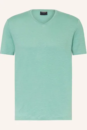 Olymp T-Shirt Aus Leinen gruen