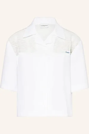 Claudie Pierlot Cropped-Bluse Mit Spitze