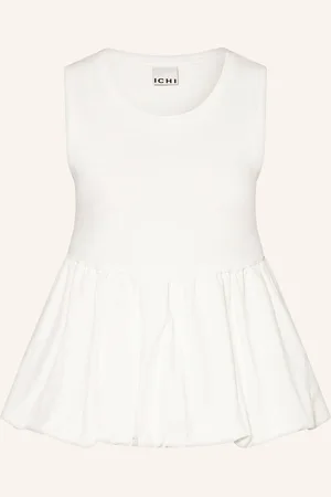 Ichi Top Ihmallia Im Materialmix weiss