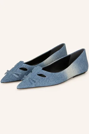 Marc Jacobs Ballerinas In Jeansoptik blau