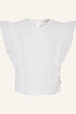 Garcia T-Shirt Mit Volants