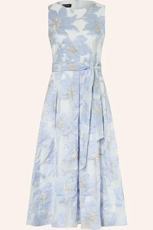 Apart Cocktailkleid Mit Glitzergarn blau