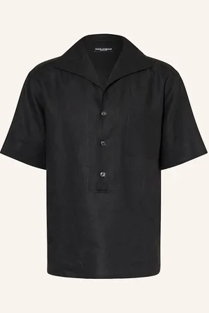Dolce & Gabbana Kurzarm-Hemd Comfort Fit Aus Leinen
