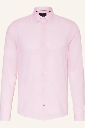 JOOP! Hemd Pit Slim Fit Mit Leinen pink