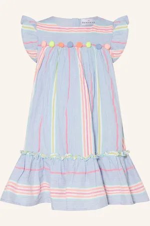 DANAMADE Kleid Mit Volants blau