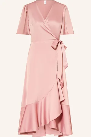 Y.A.S Wickelkleid Aus Satin lila