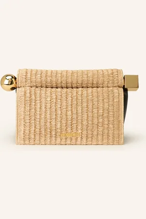 Jacquemus Clutch La Pochette Rond Carré beige