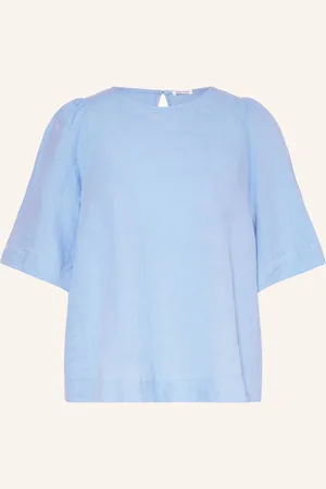 Seidensticker Blusenshirt Aus Leinen blau