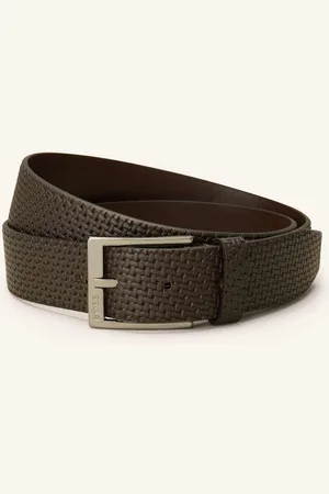 HUGO BOSS Ledergürtel Elloy braun
