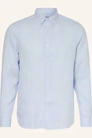 ECOALF Leinenhemd Malibu Regular Fit blau