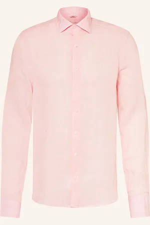 Stenströms Leinenhemd Slim Fit rosa