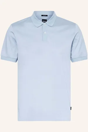HUGO BOSS Jersey-Poloshirt Parlay blau
