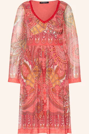 Ana Alcazar Mesh-Kleid rot