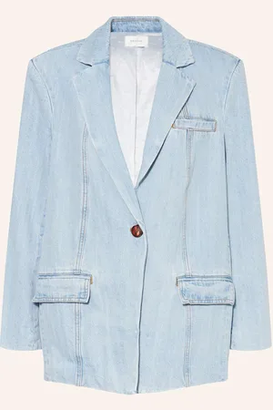 Gestuz Blazer Vellagz In Jeansoptik blau