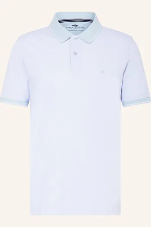 Fynch-Hatton Piqué-Poloshirt blau