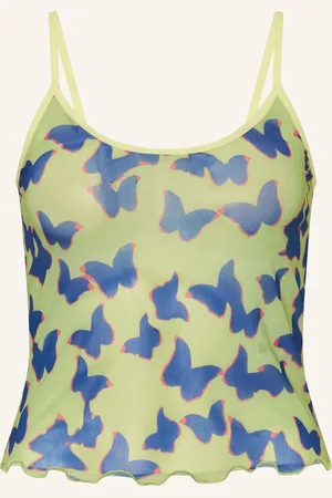 Hugo Blue Mesh-Top Dorinela gruen