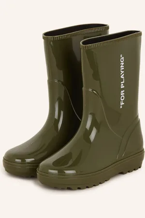OFF-WHITE Gummistiefel gruen