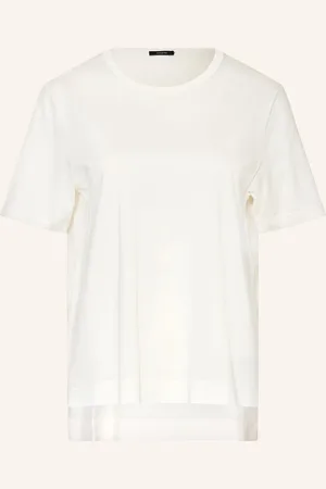 Joseph T-Shirt Im Materialmix beige
