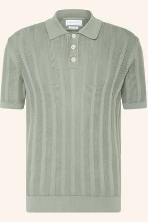 Baldessarini Strick-Poloshirt gruen