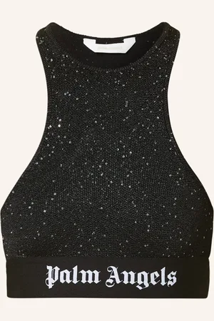 Palm Angels Stricktop Mit Pailletten