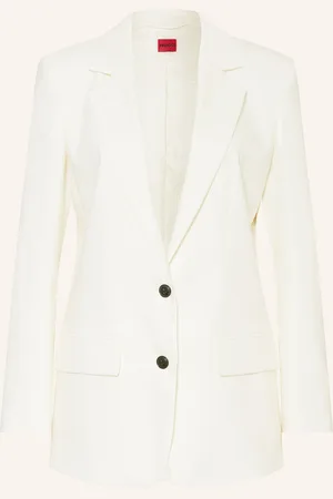 HUGO BOSS Leineblazer Anetali weiss