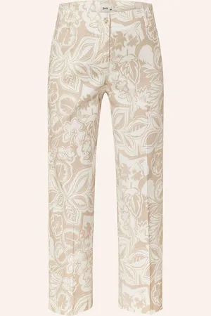 Brax Culotte Maine S Mit Leinen beige