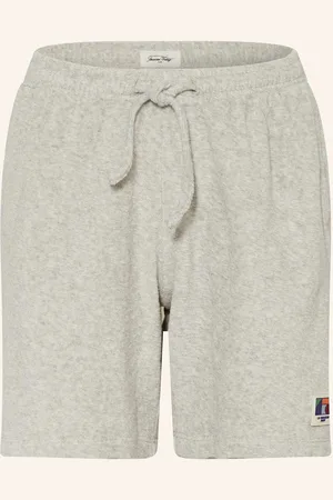 American Vintage Shorts Aus Frottee grau