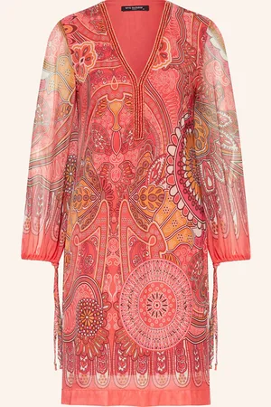 Ana Alcazar Mesh-Kleid Mit Schmucksteinen rot