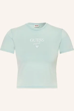 Guess Cropped-Shirt Go Vintage Baker gruen