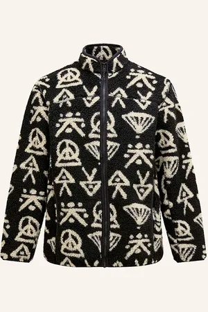 Peak Performance Fleecejacke Graphic Pile schwarz