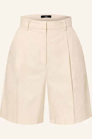 Max Mara Shorts Ecuba Mit Leinen weiss