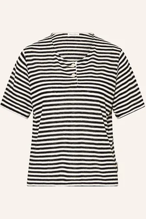 Marc O’ Polo T-Shirt Mit Leinen schwarz