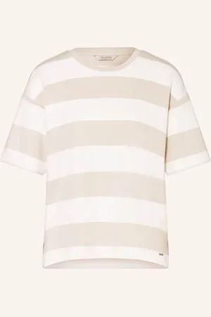 Herrlicher T-Shirt Stinella Striped weiss