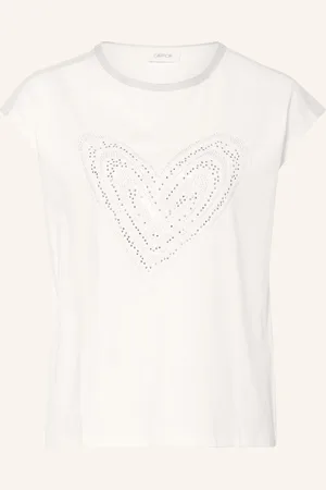 Cartoon T-Shirt Mit Schmucksteinen