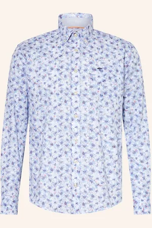 Fynch-Hatton Hemd Regular Fit blau