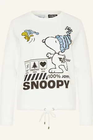Frogbox Sweatshirt Mit Schmucksteinen weiss