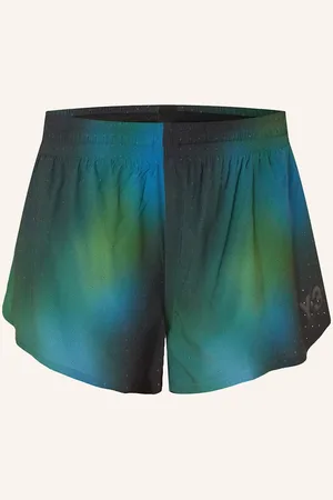 Y-3 2-In-1-Laufshorts gruen
