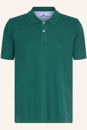 Fynch-Hatton Piqué-Poloshirt gruen