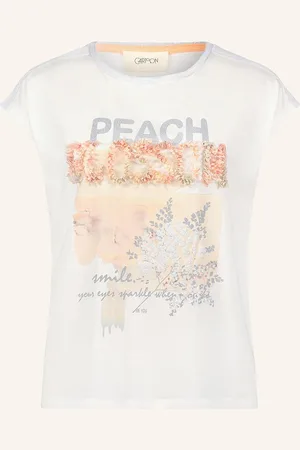 Cartoon T-Shirt weiss