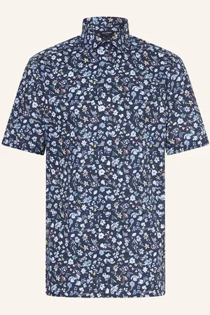 Olymp Kurzarm-Hemd Luxor Modern Fit blau