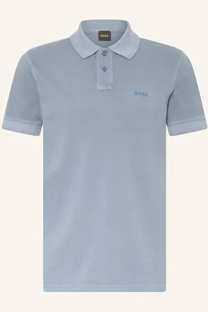 HUGO BOSS Piqué-Poloshirt Prime blau