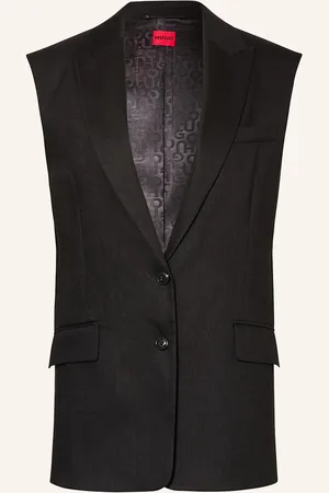 HUGO BOSS Blazerweste Amise Mit Leinen