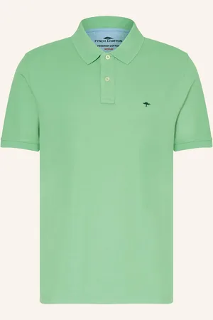 Fynch-Hatton Piqué-Poloshirt gruen
