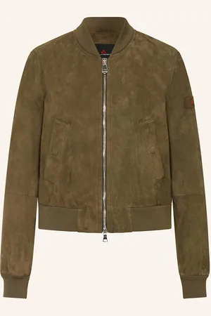 Peuterey Lederjacke Choisya gruen
