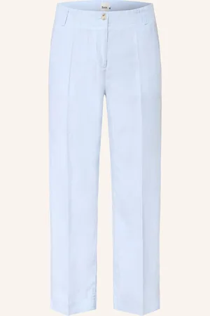 Brax 7/8-Leinenhose Maine blau